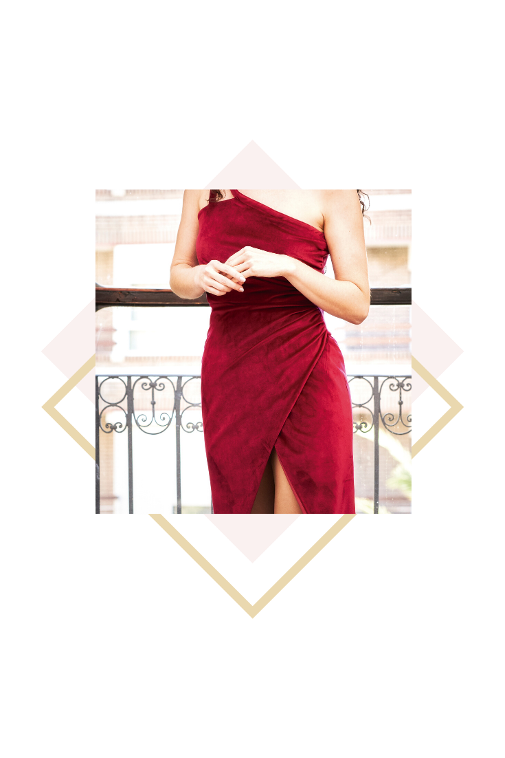Vestido rojo intuición