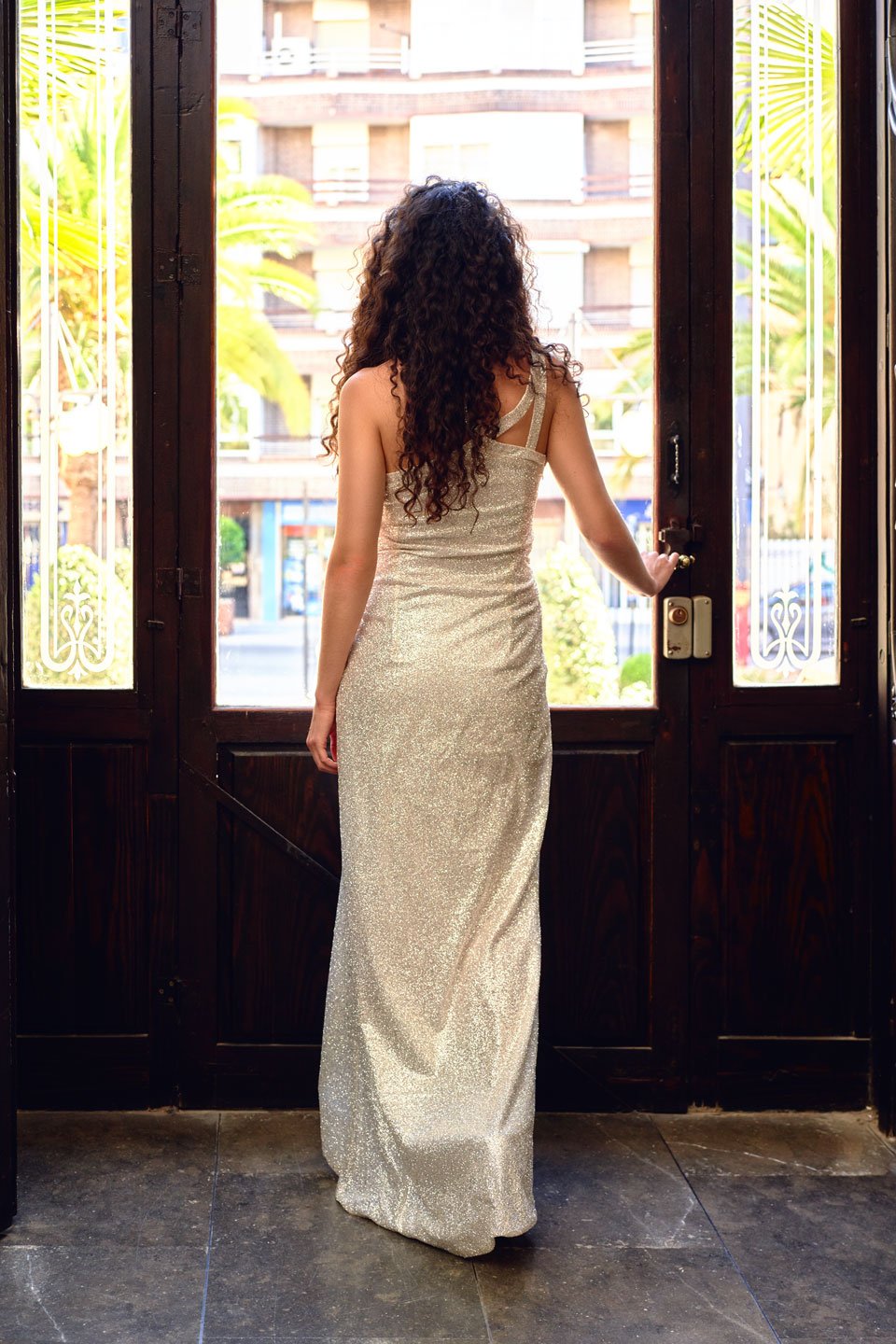 Vestido fiesta blanco instinto