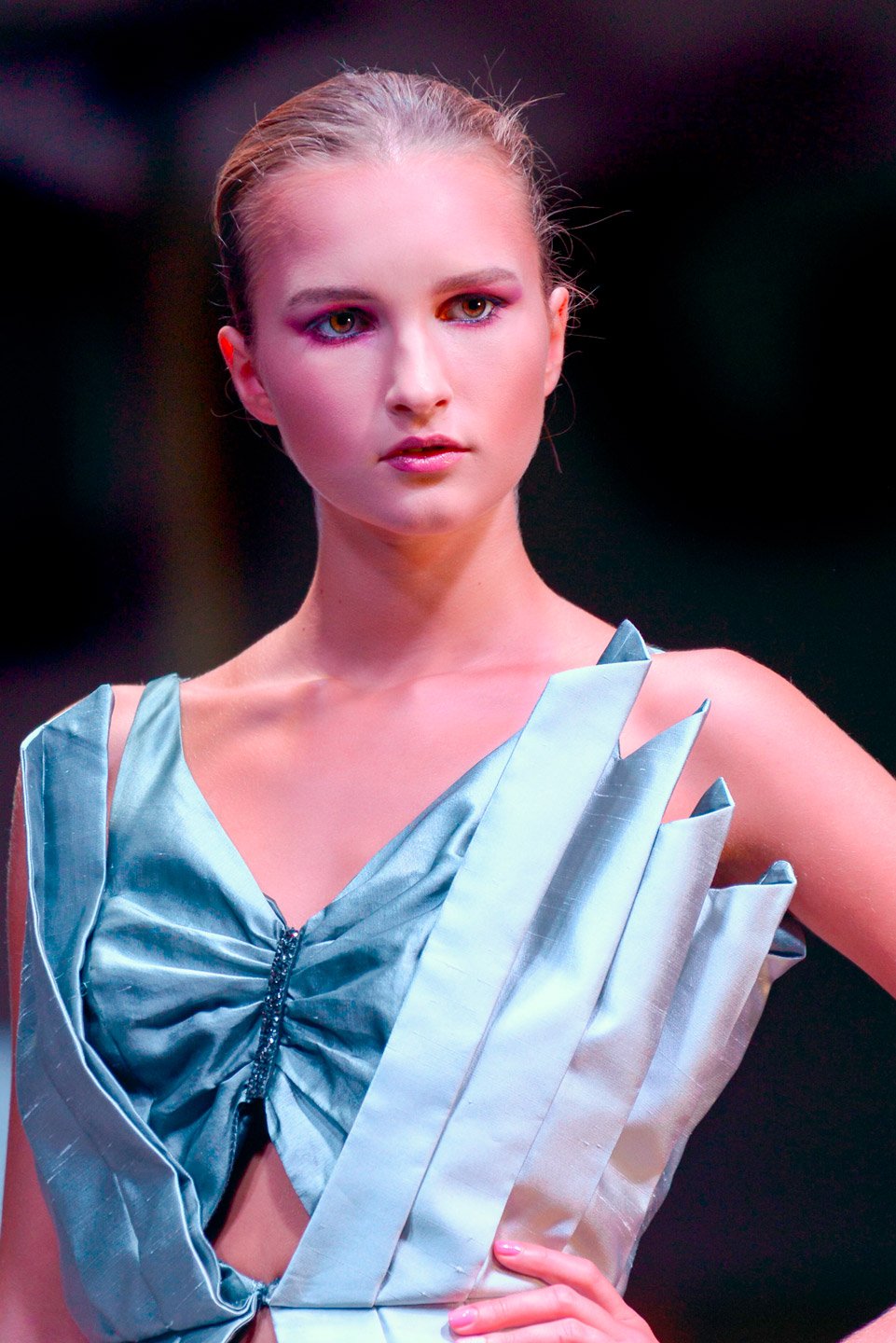 Vestido plata chrisler