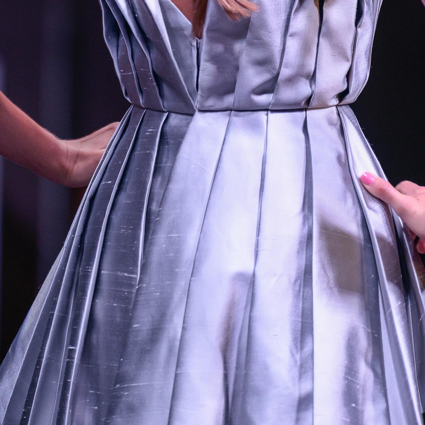 Vestido plata chrisler